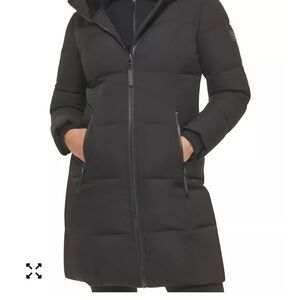 Calvin Klein Black Puffer Coat
